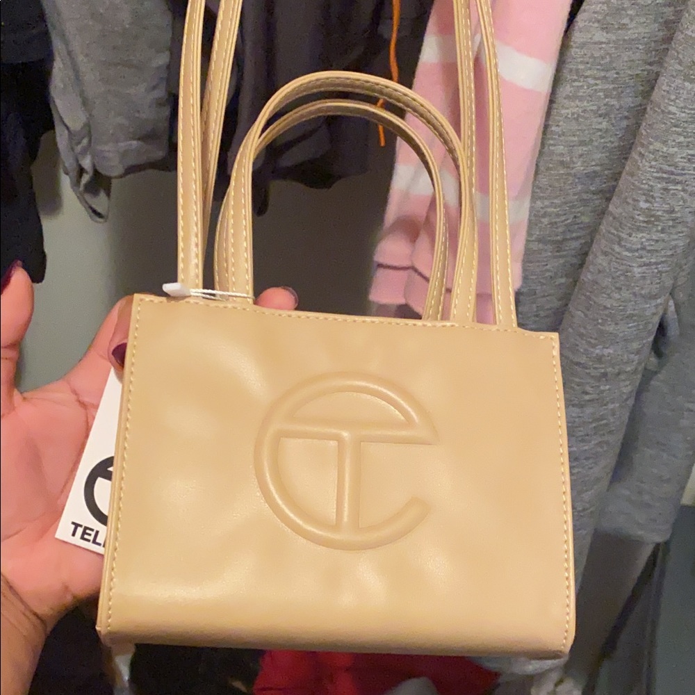 Small Creme Telfar Purse